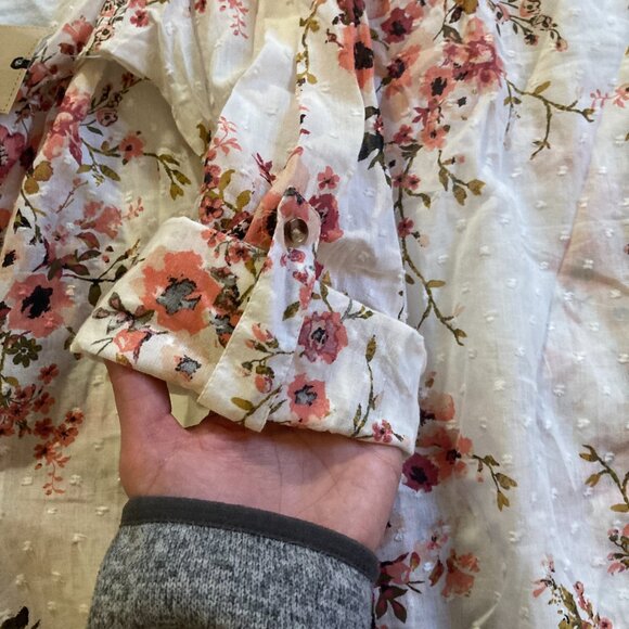 NWT Eden & Olivia Button Up Blouse womens size XL - Picture 8 of 8